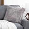 Hastings Home Hastings Home 18-Inch Himalayan Faux Fur Pillow, Gray 649956THQ - alternate 1